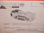 1959 Pontiac Bonneville Catalina Convertible Star Chief Radio Service Manual 2. Fixed Price $19.99.