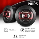 DS18 SQT1 1.3" Multi-mount Flush Angle Pei Mini Dome Car Stereo Tweeters Pair. Fixed Price $47.95.