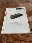 Sanyo PA6060 Biamplified Mobile Stereo Power Amplifier Service Manual. Fixed Price $12.99.