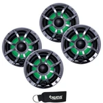 Wet Sounds Revo 6-XSG-SS Gunmetal Stainless Overlay Grill 6.5" Led Speakers. Fixed Price $847.98.