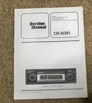 Original Blaupunkt CR-4091 Car Stereo 8 Track Player Service Manual. Fixed Price $17.95.