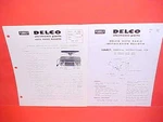 1961 Pontiac Tempest United Motors Delco Gm Radio Service Shop Manual Brochure. Fixed Price $21.99.