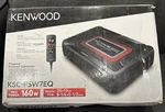 Pre-owned! Kenwood KSC-PSW7EQ Compact Powered Enclosed Subwoofer For Cars, 160W. Fixed Price $179.99.