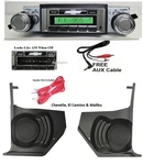 1965 Chevelle Camino Malibu Radio Stereo 230 + Kick Panels Non Ac. Fixed Price $458.00.