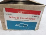 Vintage 1960'S Chevrolet Gm Delco Manual Tuned Am Car Radio 986845. Fixed Price $198.99.