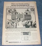 1972 Vintage Motorola Car Audio System Ad TM920S Tape Player. Fixed Price $12.99.