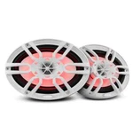 DS18 NXL-69/WH 6X9" Marine 2-WAY Coaxial Speakers With Built-in Rgb Led Lights. Fixed Price $317.95.
