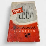 1950 Studebaker Champion Owner Manual + Philco Radio & Original Invoice. Fixed Price $49.99.