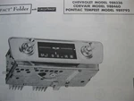 1961 Chevrolet Truck 988336, Corvair 988460, Pontiac 989792 Radio Photofact. Fixed Price $12.50.