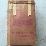 Brand New Nos 1962 Ford Mustang Fairlane Galaxie Rear Seat Speaker C3AZ-18875-A. Fixed Price $100.00.