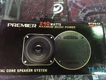 Pair Pioneer Premier 240 Watts Pro Series Dual Cone Speakers System TS-1020. Fixed Price $15.65.