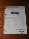 Sony XR-510R Am/fm Cassette Service Manual. Fixed Price $15.00.