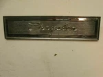 1962 Chrysler Instrument Panel Radio Delete Opening Cover 2162145- B2. Fixed Price $49.95.