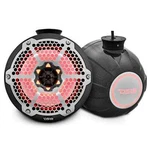 New DS18 CF-PS8 Mini 8" Marine Pod Speakers Carbon Fiber Rgb Led Jet Ski Utv Atv. Fixed Price $635.95.