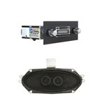 Custom Autosound USA-230 Radio And Dash Speaker Kit Chevy C10 67-72 W/o A/c. Fixed Price $300.99.