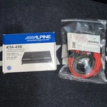 Alpine KTA-450 Channel Amp Dpp Technology (45W X 4) W/ 12-GAUGE Wiring Kit. Fixed Price $215.00.