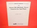 1980 Asi Cassette Car Stereo Tape Player/am-fm Radio Service Manual Model DA-900. Fixed Price $21.99.