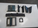 1969 Ford Mustang Mercury Cougar Dash Column & Radio Trim Set Of 8 Blue. Fixed Price $100.89.