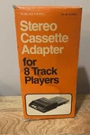 Realistic Stereo Cassette Adapter For Track Players # 12-1875. Fixed Price $14.00.