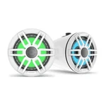 Fusion XS-FLT652SPW 6.5" Marine Wake Tower Speakers W/ Rgb Led Light White Pair. Fixed Price $250.00.