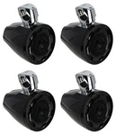 (4) Mtx WET8CWB 8" 200W Compression Driver Marine Boat Wakeboard Tower Speakers. Fixed Price $584.95.