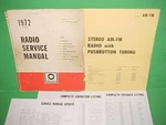 1972 Chevrolet Camaro Firebird Gto 442 Delco Am-fm Stereo Radio Service Manual. Fixed Price $29.99.