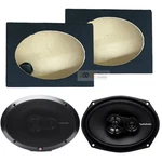 Rockford Fosgate 260 Watts Max 3-WAY Coaxial Car Speakers + 6X9 Box. Fixed Price $151.99.
