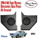 Custom Autosound KMC1 1964-1966 Ford Mustang Kick Panels No Speakers. Fixed Price $129.95.