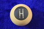 White Hurst 3 Speed Gear Shift Knob Handle Accessory Chevy Amc Mopar Gm. Fixed Price $29.95.