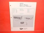 1970 Dodge Challenger Super Bee Charger Barracuda Bendix Am Radio Service Manual. Fixed Price $39.99.