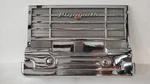 1949-50 Plymouth Radio Speaker Bezel Face Plate W/ Optional Delete (rare). Fixed Price $198.00.
