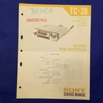 Sony TC-28 Service Manual Original Paper Oem Repair Guide Usa. Fixed Price $66.69.