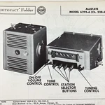 Original 1954 Allstate Car Radio Model 6295-6 Wire Schematic Repair Manual. Fixed Price $9.99.
