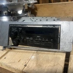 Radio With Bezel Chevrolet Gmc Van 15553673 Used Gray Harness Included Also. Fixed Price $199.00.