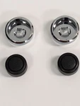 Vintage Auto Radio Knob (4 Set). Fixed Price $7.75.