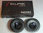 Eclipse By Fujitsu Ten " Car Speakers SE8363 Triax (one Damaged). Fixed Price $79.00.