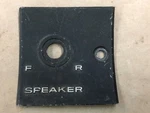1968 Gtx Road Runner Coronet Speaker Dash Plate Fader Switch Panel Oem 2864305. Fixed Price $57.80.