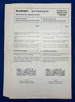 Original Blaupunkt Frankfurt Stereo Us 7639696 Foldout Schematic. Fixed Price $14.95.