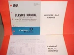 1964 Buick Cadillac Limo Oldsmobile Delco Gm Wonder Bar Am Radio Service Manual. Fixed Price $39.99.