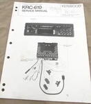 Kenwood KRC-610 Car Stereo Cassette Original Service Repair Manual. Fixed Price $19.94.