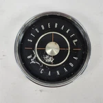 63-64 Studebaker Of Canada Original Clock Delete Plate Scuffed. Fixed Price $50.00.