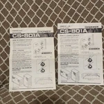 Pair Of Original Pioneer CS-801A Speaker Operation Guide. Fixed Price $24.95.