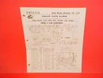 1939 Ford Convertible Coupe Sedan Wagon Philco Radio Service Manual Model F-1641. Fixed Price $20.99.