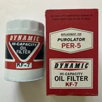 Vintage Nos Dynamic KF-7 Oil Filter 59-67 Buick Cad Olds Pontiac Rambler Tempest. Fixed Price $12.95.
