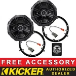 Kicker DSC6504 6.5" Oem Speaker Replacement Full Kit For Honda Civic 2001-05. Fixed Price $89.47.