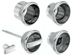 1968 Chevelle Camino Dash Knob Switch Kit Bezels. Fixed Price $88.00.
