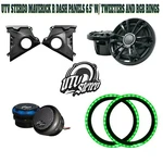Utv Stereo 2024+ Can-am Maverick Front Dash 6.5" Speaker Panels Tweeters Rgb. Fixed Price $920.00.