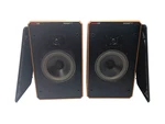 Boston Acoustics HD8 Speakers With New Foam Wood Grain - Works. Fixed Price $119.99.