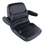 Black Seat W/armrests Fits Cub Cadet 7272 7273 7274 7275 7300 Agco 1718H 512G. Fixed Price $300.49.