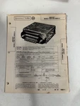 1950'S Sams Photofact Mercury Radio Model 77BM. Fixed Price $6.99.